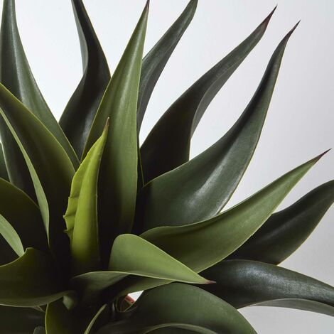 HOMESCAPES Green 'Century Plant' Artificial Agave Americana with Pot, 60 cm