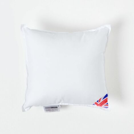 HOMESCAPES Super Microfibre Cushion Pad - Luxury Cushion Filler and Inserts 35 x 35 cm (14 x 14")