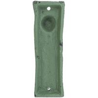 HOMESCAPES Green Cast Iron Bird Door Knocker - Natural - Natural