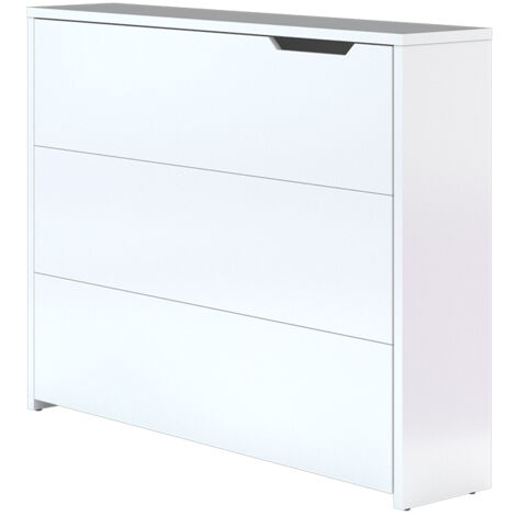Lenart Work Concept CW-01L ausziehbarer schreibtisch mit regalen - links - 100 cm tischplatte in matt weiß