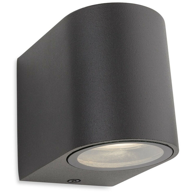 Firstlight Scenic - Applique murale simple à 1 lumière Gun Metal IP44, GU10
