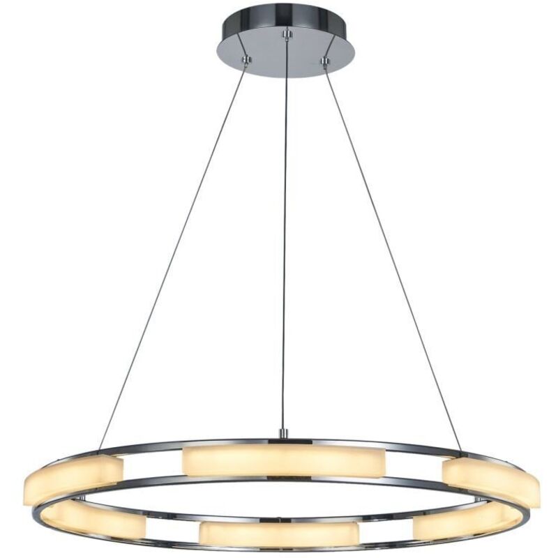 Suspension Métal Blanc 46 x 46 cm – L'Atelier Imbert