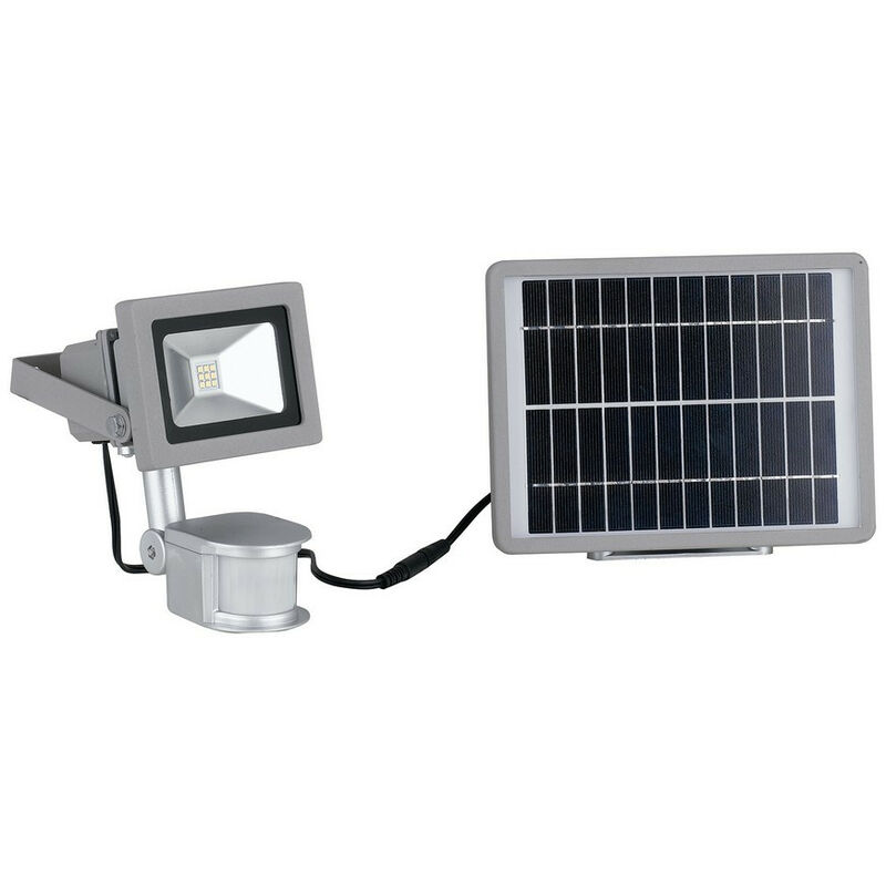 Solar Projecteur de jardin LED Ufo IP44 3000K Acier inoxydable/Clair