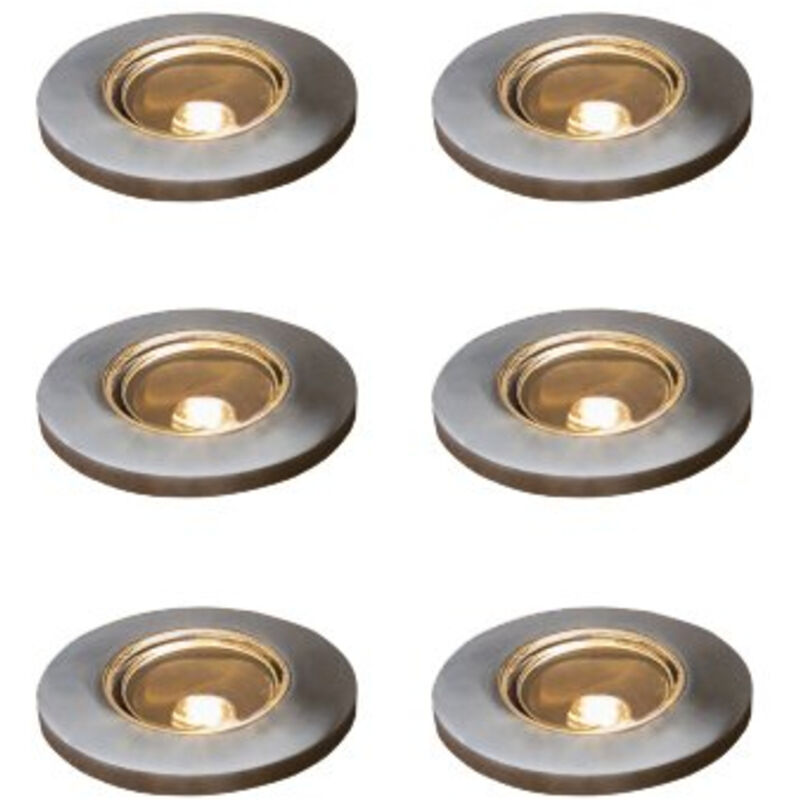 Spot Encastré Métallique G4 12V Avec Cache En Verre - Chrome Mat