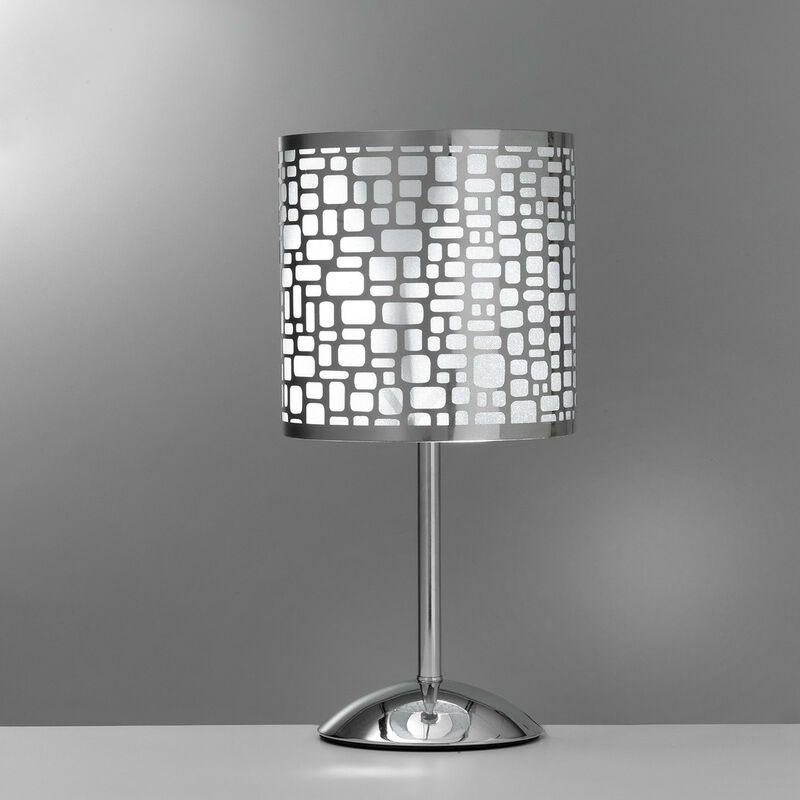 Lampe de table Bruce de style industriel avec 2 ampoules incluses