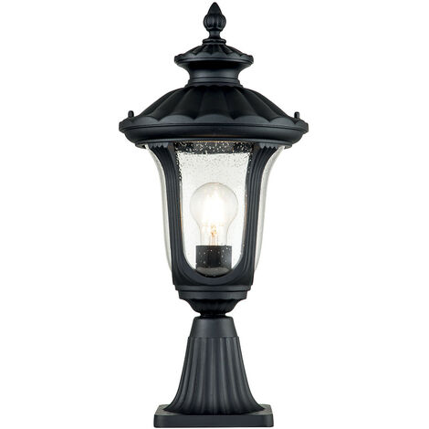 Elstead  Chicago Borne lumineuse d'extérieur noir texturé, IP44