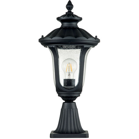 Elstead  Chicago Borne lumineuse d'extérieur noir texturé, IP44