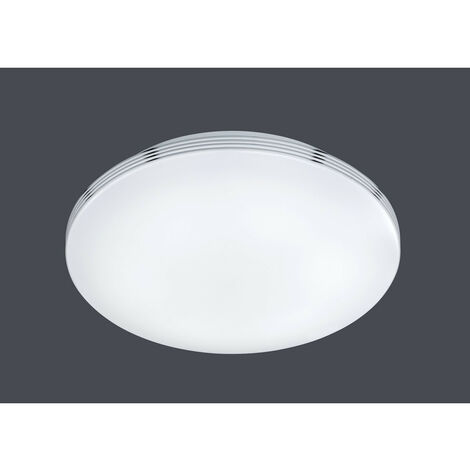 Trio Apart Plafonnier Salle de Bain Moderne 35cm Chrome 3000K IP44