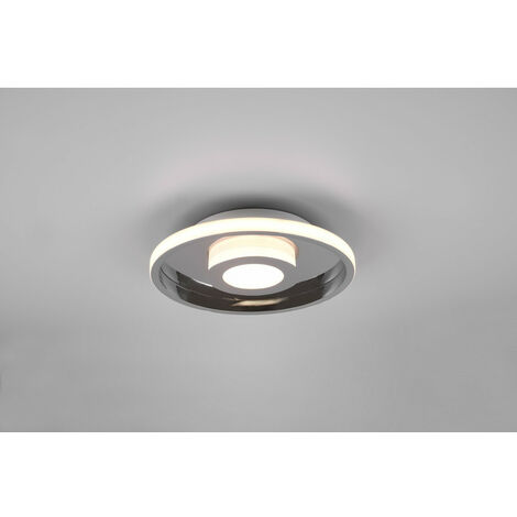 Trio Ascari Plafonnier Salle de Bain Moderne 30cm Chrome 3000K IP44