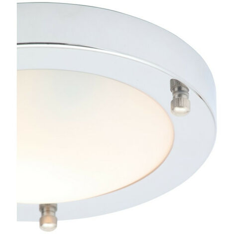 Forum Delphi Plafonnier LED Salle de Bain 4000k 12W Chrome IP44