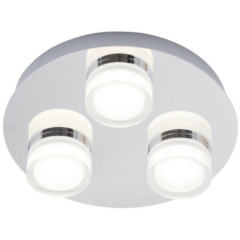 Forum Amalfi Plafonnier LED pour Salle de Bain 4000k Chrome IP44