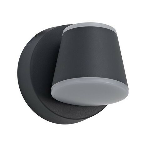 Applique murale orientable LED - Gris anthracite - 13W - 3000K - IP54 -  Avec détecteur IR