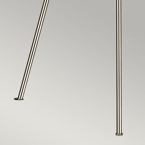 Lampadaire à 1 ampoule Elstead Penny, nickel poli, E27