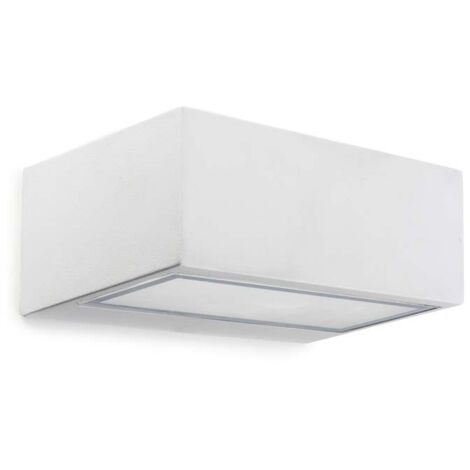 Nemesis LED Aplique IP65 – Wandaußenleuchte 70x170 Mm, LED Integriert 10,5W, 2700-4000K, Schwarz/weiß, Wetterfest