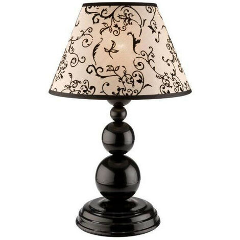 Lamkur Bouli Lampe De Table Avec Abat Jour Avec Abat Jour En Tissu