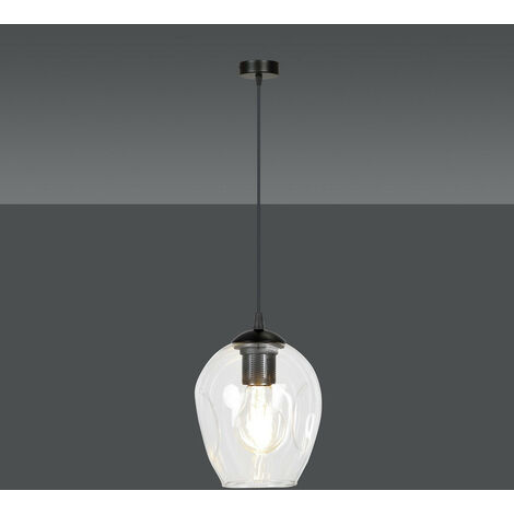 Abat-jour Suspendu E27 Brava II En Verre - Rond, Verre De Rechange Pour Lampe LED