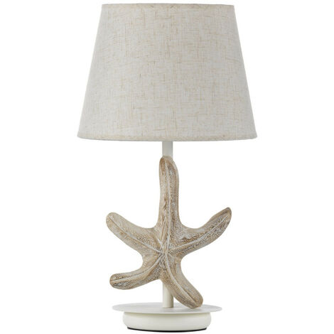 Abat-jour Design TULIPE ESSENCE - En Lin Naturel, 35 Cm - Pour Lampe Table/suspension/pied