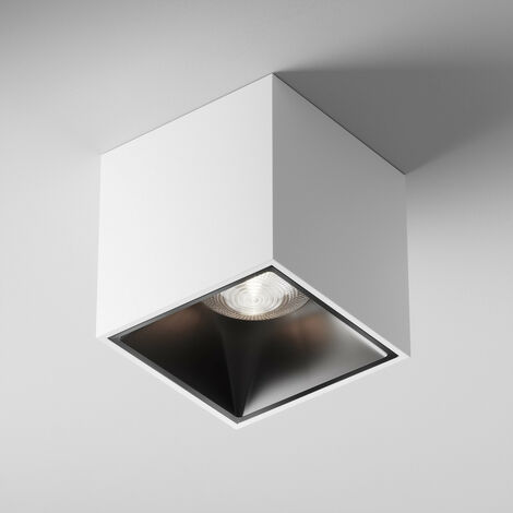 Maytoni Alfa LED Spot encastrable carré à intensité variable blanc, 900lm,  4000K