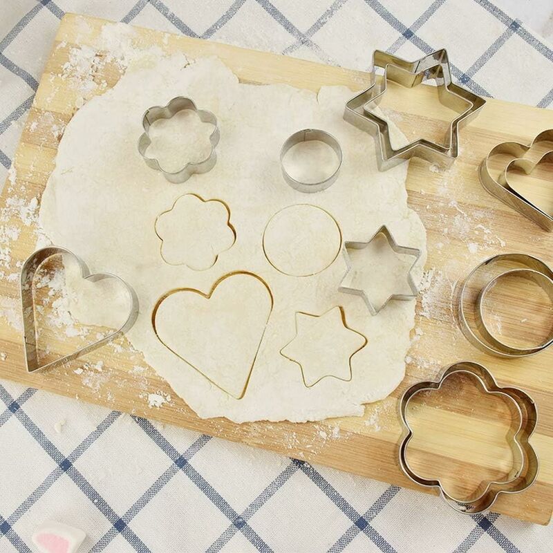 Lot De 7 Emporte-pièces Pétales De Rose En Acier Inoxydable | Pour Pâtisserie, Gâteaux, Biscuits, Pâte à Sucre - 3