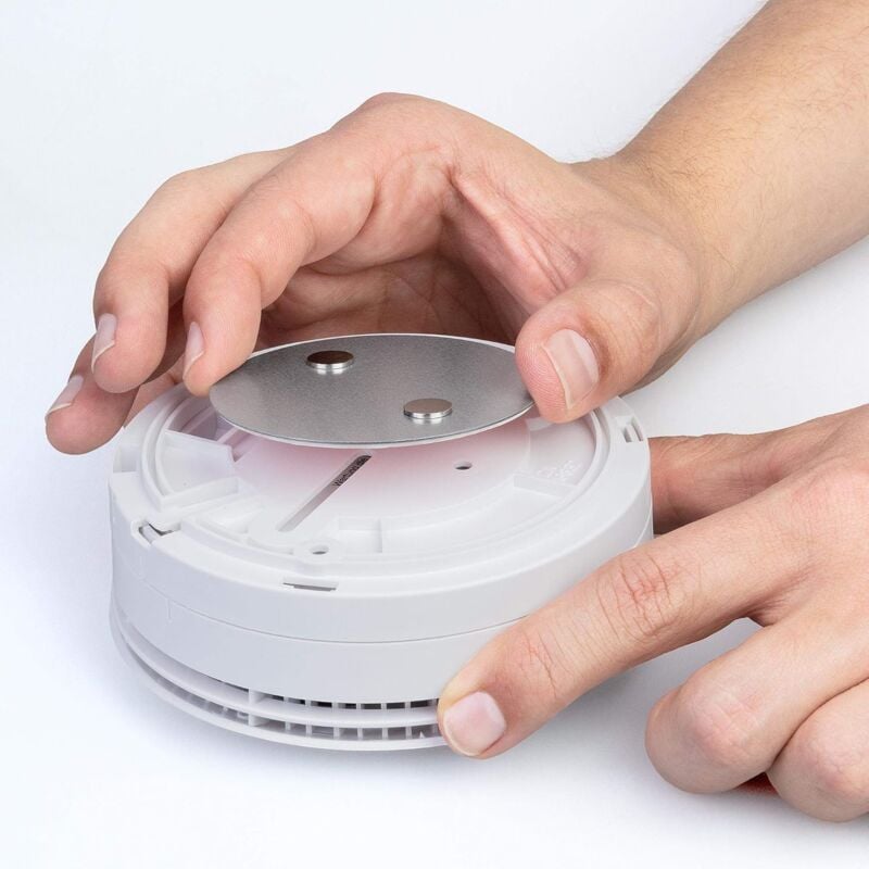Detecteur Monoxyde Carbone ECENCE 5X Plaque Aimantée Adhésive Pour Détecteur De Fumée, Supports Aimant Detecteur De Fumée