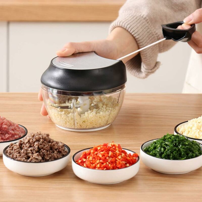 Hachoir Manuel - Coupe Légumes Avec Cordon - Mélangeur Manuel - Mini