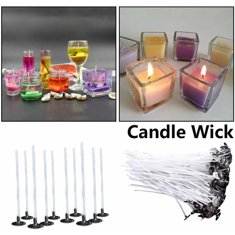 Lot De 4 Moules à Bougies En Silicone 3D Faits à La Main Pour La Fabrication