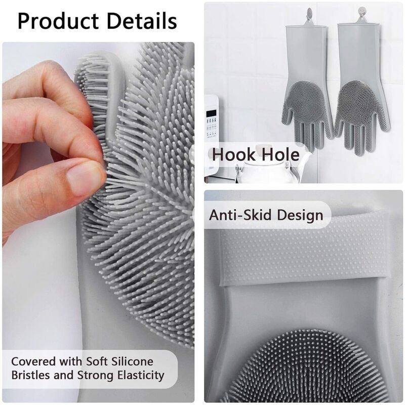 Gant ménage-vaisselle,Gants de nettoyage pour la cuisine,étanches,en