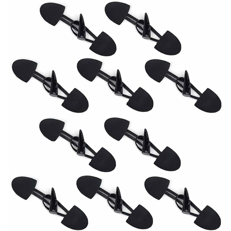 8 Paires Boutons à Bascule Cuir PU Corne Résine - Marron Pour Manteaux Trenchs - Déco Vêtements