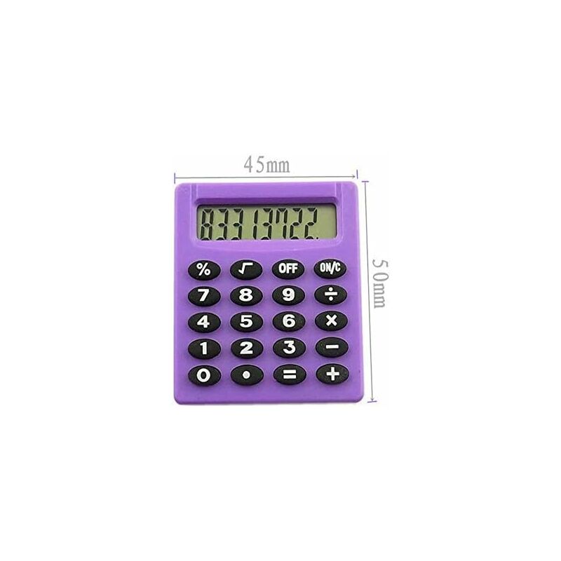 Mini Calculatrice De Couleur Bonbon, Appareil à 8 Chiffres De Petite Taille, Jol