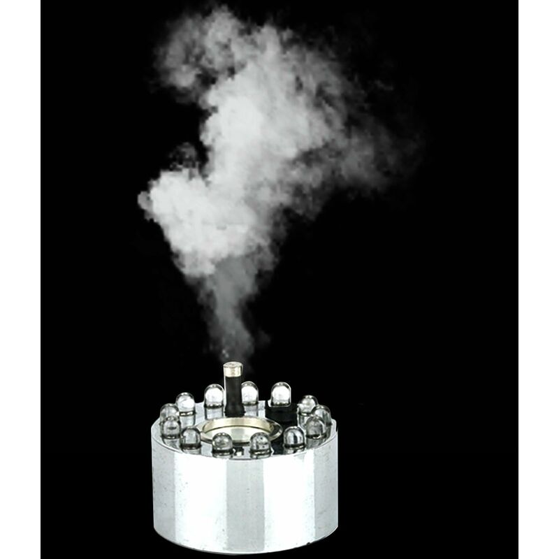 Brumisateur à Ultrasons USB 5V Avec LED - Pour Fontaine, Étang, Décoration D'Ambiance (Halloween) - Blanc Ou Noir - 2