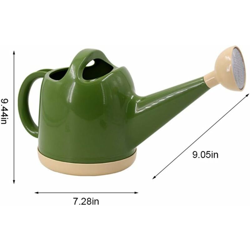 Arrosoir En Métal 4 Litres Avec Bec Amovible - Design Rustique, Poignée Ergonomique, Pour Jardin Intérieur/extérieur - 11