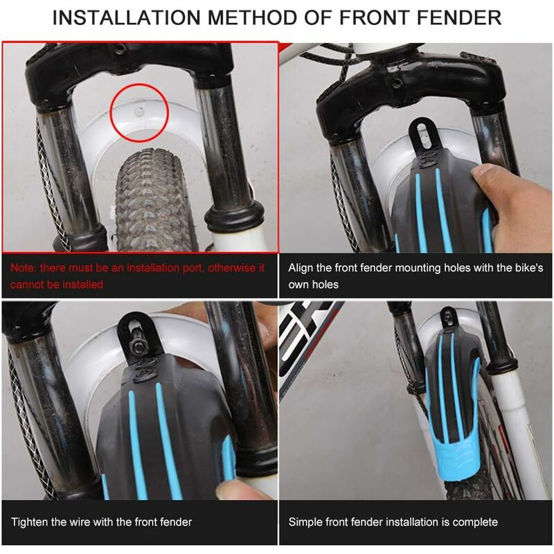 Garde-boue Pliable Pour Vélo électrique Et VTT, Ensemble De Protection Contre Les Graisses, Accessoires De Cyclisme, 700c/26/27.5/29