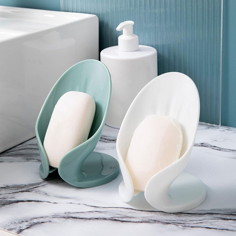 Porte-savon Portable étanche - Lot De 2 - 12x7,6x5 Cm - Matière PP - Pour Voyage, Salle De Bain, Sport - 5