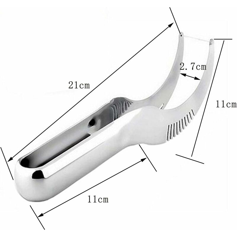 Coupe-Melon,Coupe-Fruits, Coupe Pastèque, Cube De PastèQue En Acier Inoxydable Pour Salade De