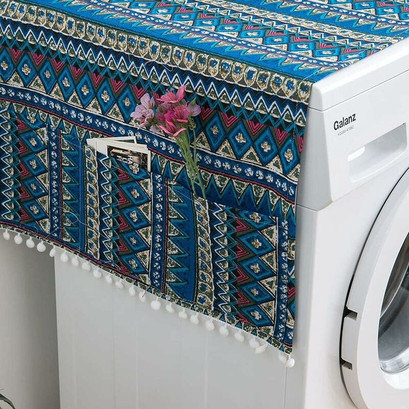 Housse supérieure pour machine à laver, 21 x 51 pour laveuse et sécheuse,  housse anti-poussière