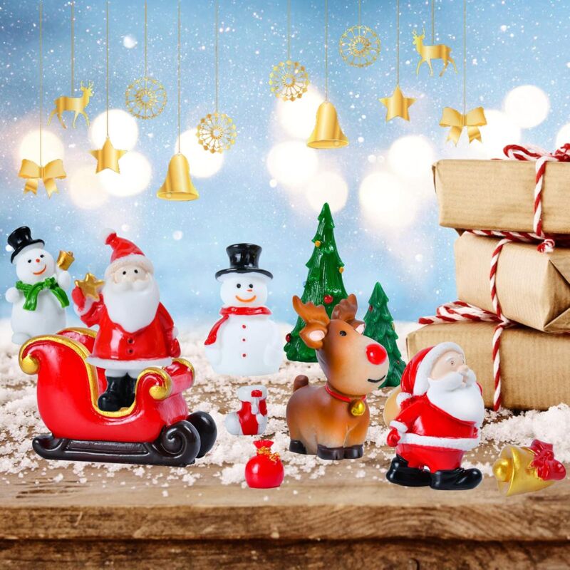 Lot De 160 Décorations De Noël De Petite Taille, Miniatures, Pour