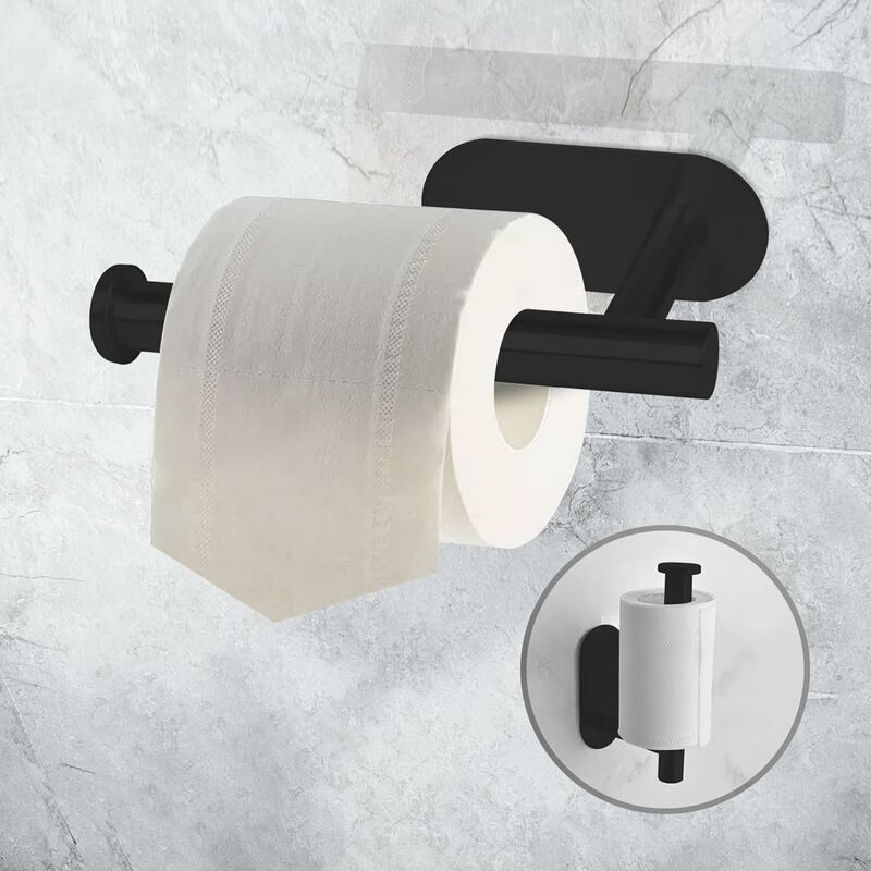 Porte papier toilette debout pour papier toilette, rangement, inox