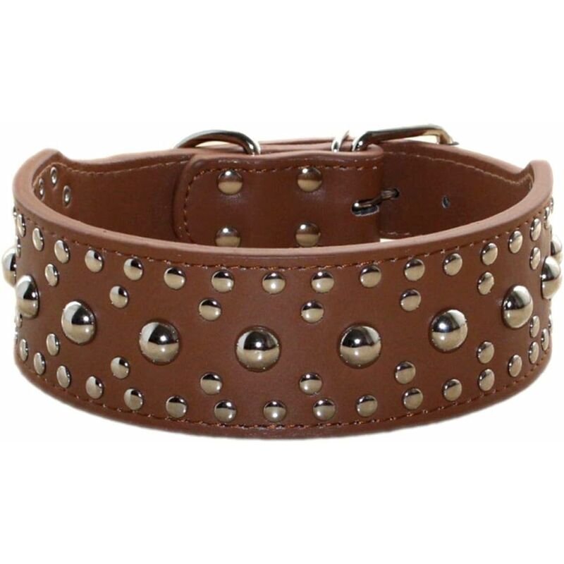 Collier Poitrine Western Cheval – Turquoise Clouté Argent, Cuir Noir Serti, Neuf