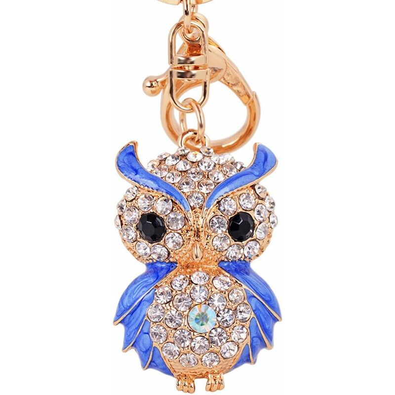 1 Pièce Porte clés Hibou Dessin Animé Pendentif Cordon Coque