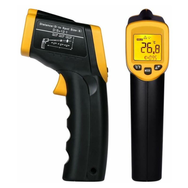 Thermomètre Infrarouge Laser Sans Contact - Pistolet Température Numérique ST390/AS320 - Usage Professionnel