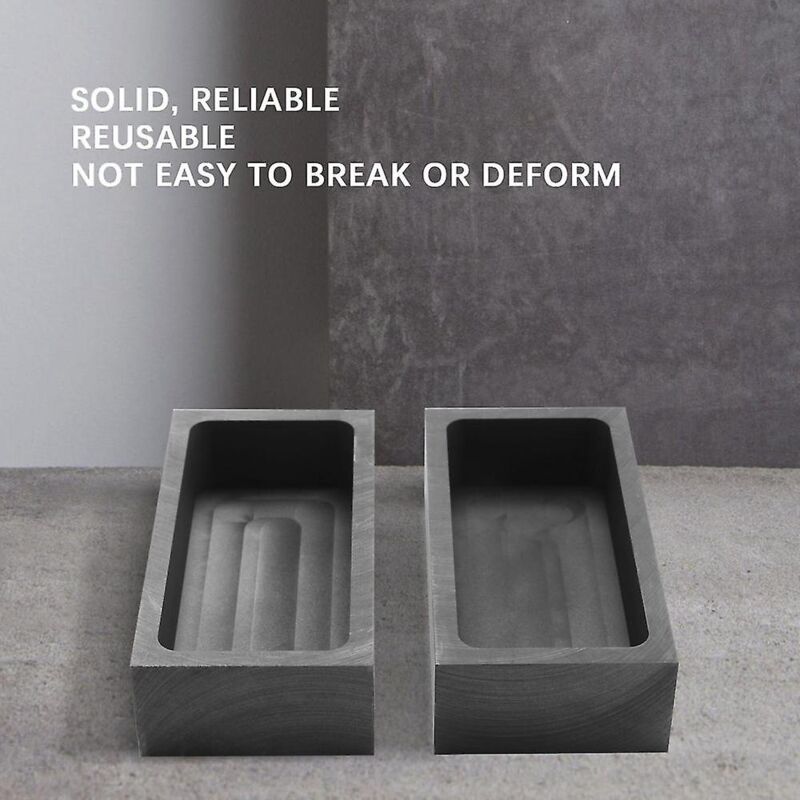 Moule à Lingot Or Argent Creuset En Graphite Pour Fonte De Métaux - 1