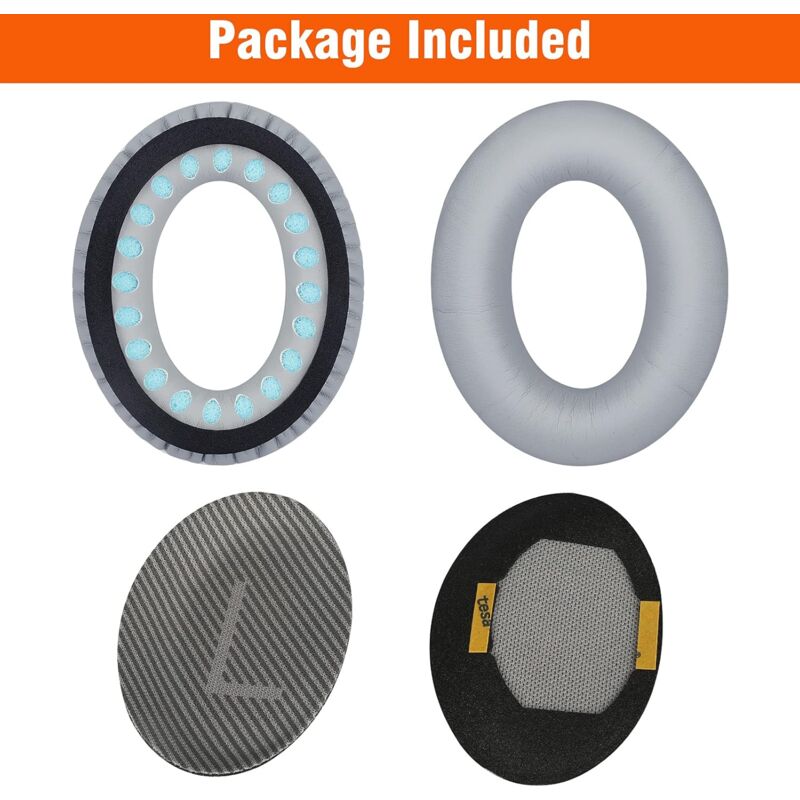 Coussinets Ovales De Rechange En Mousse à Mémoire De Forme