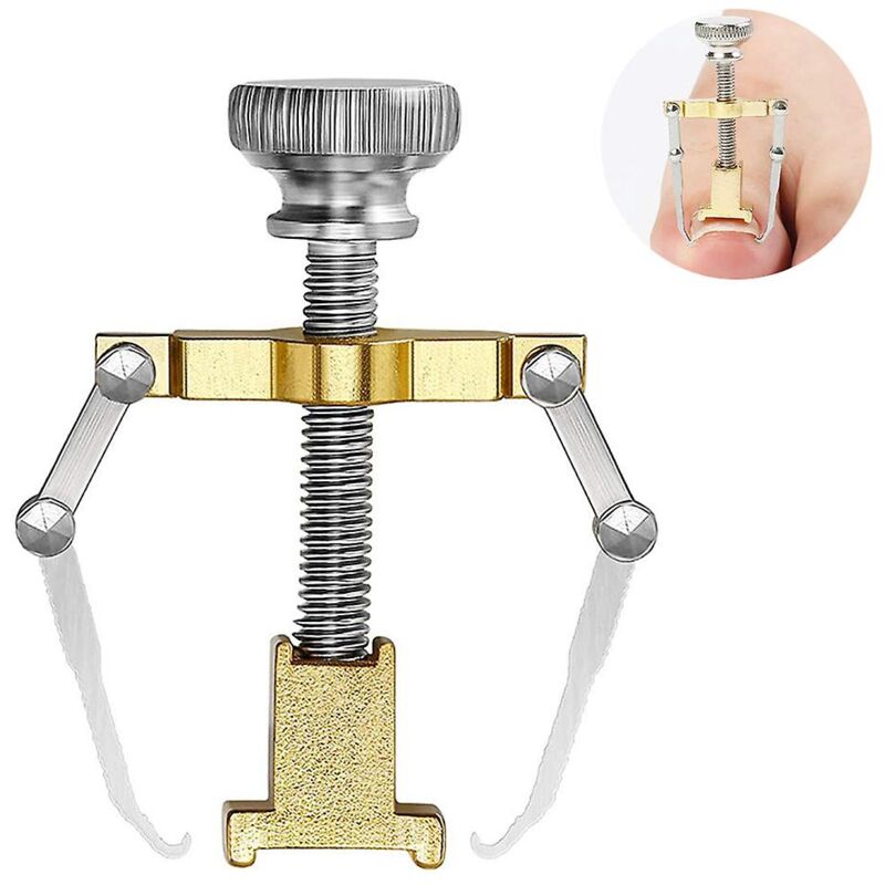 Correcteur Pour Ongles Incarnés Et Oignons - En Acier Inoxydable Argenté - Neuf