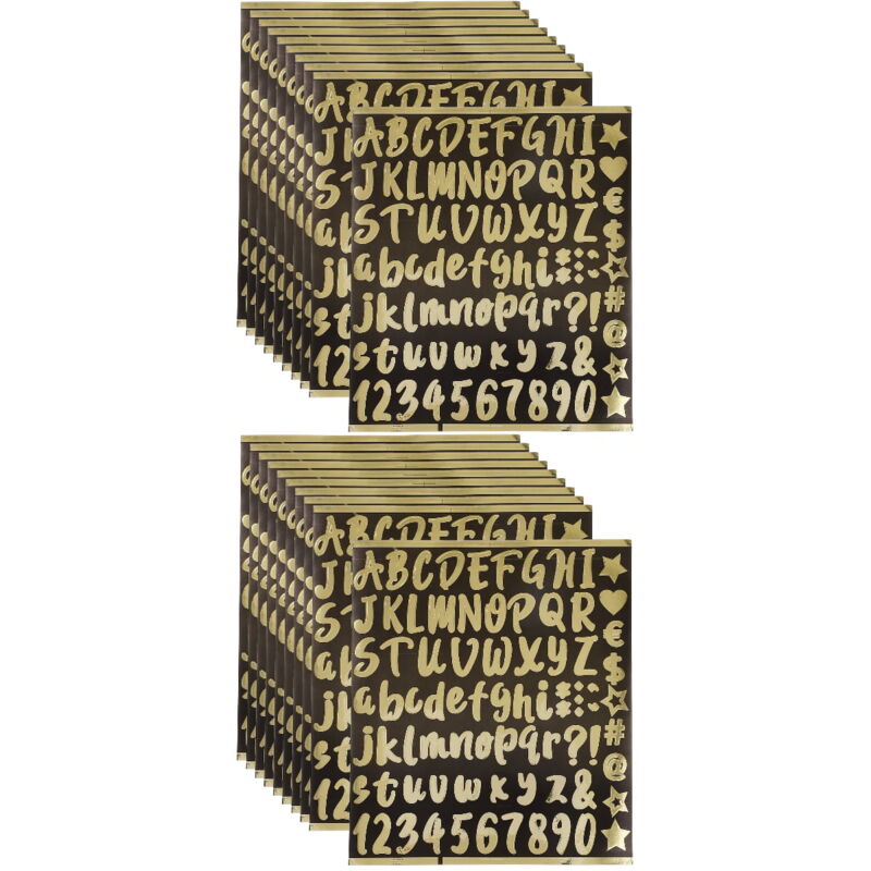 lettre alphabet autocollants réfléchissant - Achat en ligne