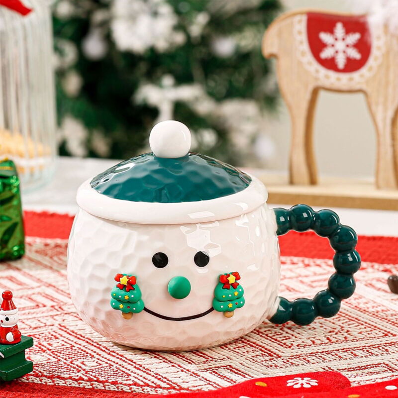 Vente en gros Tasse Bonhomme De Neige En Céramique de