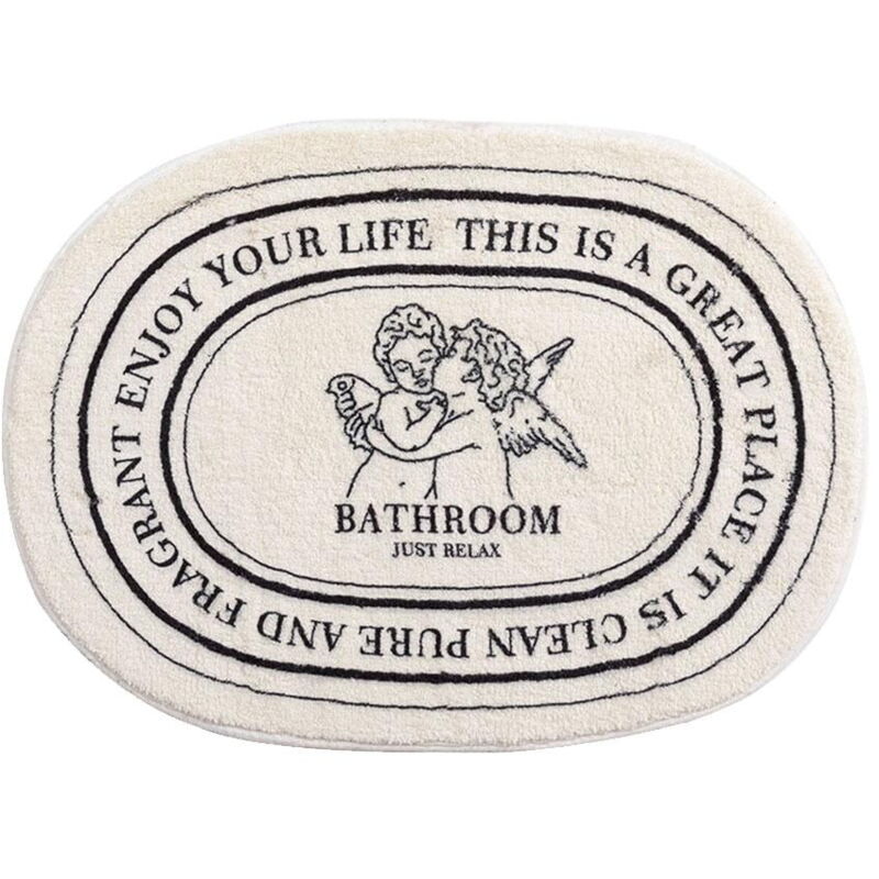 Tapis De Bain Bohème Délicat, Tapis De Porte De Salle De Bain En Fibres Ultra Fines Tapis De Sol Touffete Doux Pour Chambre A Coucher Salon Cuisine Porte Dentree 86829879