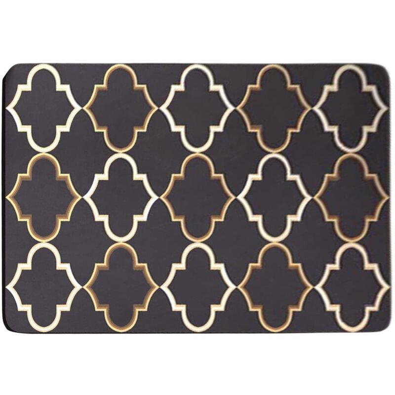Tapis De Bain Terre De Diatomée, Moderne, Style Abstrait Posio, Super