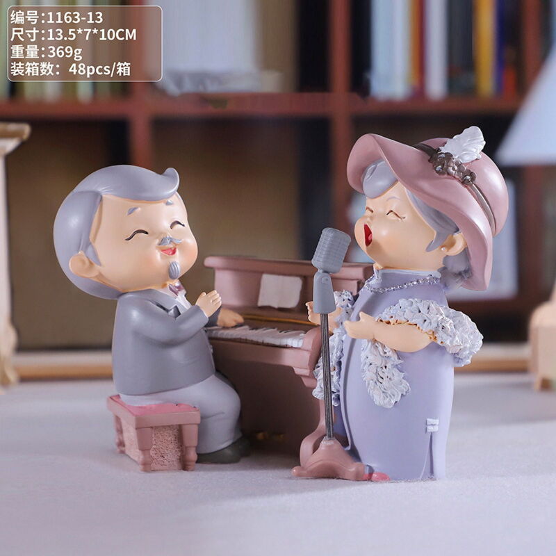 Figurine Mère Et Bébé En Résine Avec LED - Décoration Intérieure Lumineuse Pour Chambre Ou Bureau