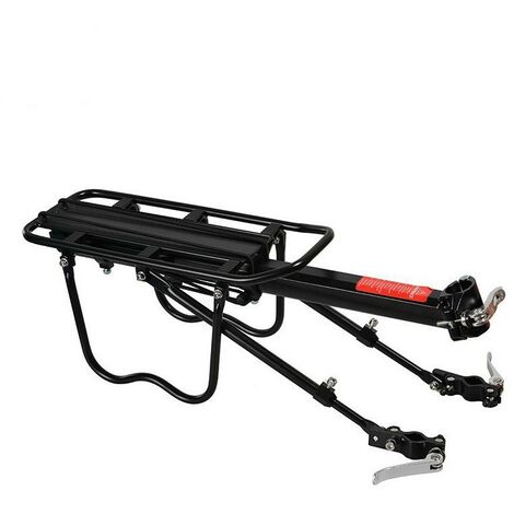 Porte-Bagages Vélo Universel Fixation Tige De Selle - Réglable, Robuste Alliage Aluminium, Jusqu'à 25kg