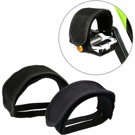 Paire De Pédales Vélo Avec Sangles – 9/16 Pouce – UXCELL – Noir